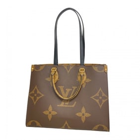 Louis Vuitton Tote Bag Monogram Giant On The Go MM M45321 Brown Women's