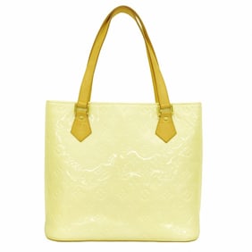 Louis Vuitton Tote Bag Vernis Houston M91342 Pearl Ladies