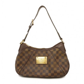 Louis Vuitton Shoulder Bag Damier Thames PM N48180 Ebene Ladies