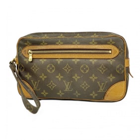 Louis Vuitton Clutch Bag Monogram Marly Dragonne GM M51825 Brown Men's