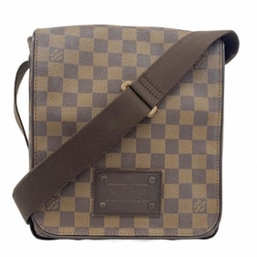 Louis Vuitton Shoulder Bag Damier Brooklyn PM N51210 Ebene Women's