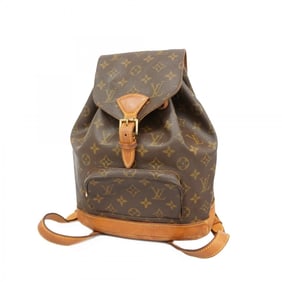 Louis Vuitton Backpack Daypack Monogram Montsouris MM M51136 Brown Women's