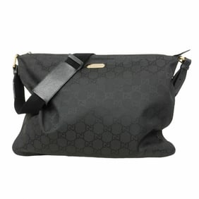 Gucci Shoulder Bag GG Nylon 190628 Black Men's Women's