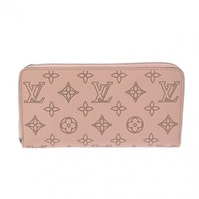 LOUIS VUITTON Louis Vuitton Monogram Mahina Zippy Wallet Magnolia M61868 Women's Leather Long