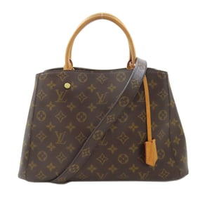Louis Vuitton M41056 Montaigne MM Tote Bag Monogram Canvas Women's LOUIS VUITTON