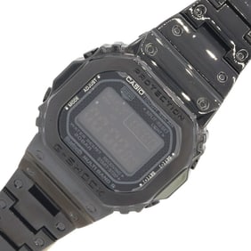 Casio Men's Watch G-Shock GMW-B5000 Black Stainless Steel Tough Solar FULL METAL Digital CASIO