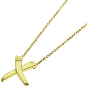 Tiffany Kiss Necklace, 18k Yellow Gold, Women's, TIFFANY&Co.