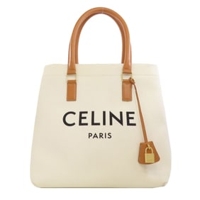 CELINE Horizontal Cabas Tote Bag Canvas Women's