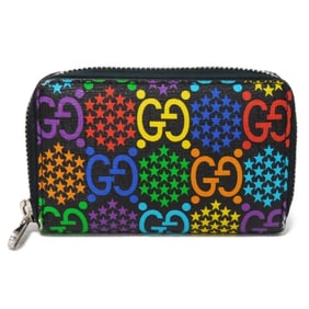 GUCCI Coin Case Compact Zip Around Round GG Psychedelic Multicolor 601095 H20BN 1058 Men's