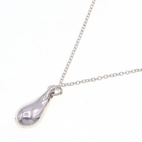 Tiffany Necklace Elsa Peretti Teardrop Pendant SV Sterling Silver 925 Choker Droplet Women's TIFFANY