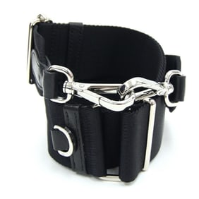 Prada Shoulder Strap Black Canvas Women Men PRADA