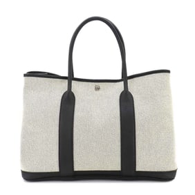 Hermes HERMES Garden 36 PM Twill Ash Negonda C Stamp Silver Hardware Party