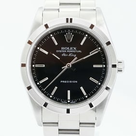 Rolex Air King 14010 Black Dial Men's Watch