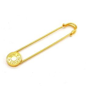 Hermes HERMES Serie pin brooch GP gold