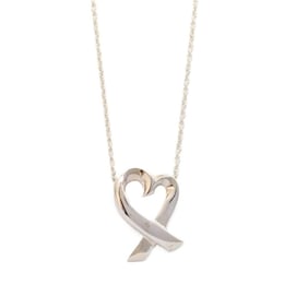 Tiffany & Co. Loving Heart Necklace SV925 Silver Paloma Picasso