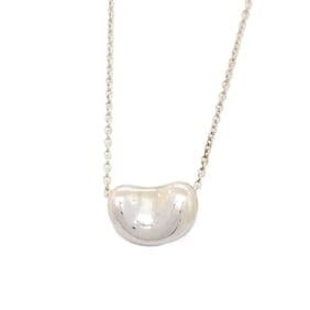 Tiffany & Co. Bean Necklace SV925 Silver 11mm Elsa Peretti
