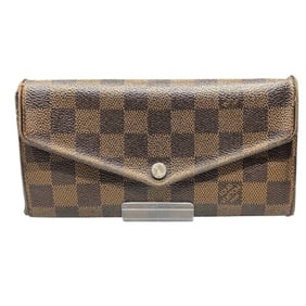 Louis Vuitton Damier Portefeuille Sarah N63209 Serial number unclear Long wallet Men's Women's