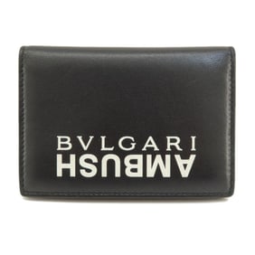 BVLGARI AMBUSH Business Card Holder/Card Case Leather Women's