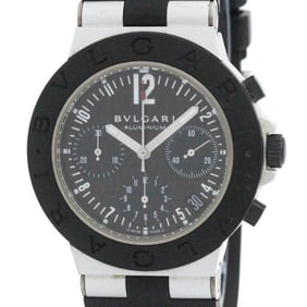 BVLGARI Aluminium Chronograph Automatic Mens Watch AC38TA BF580023