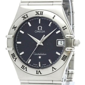 Polished OMEGA Constellation Stainless Steel Quartz Mens Watch 1512.40