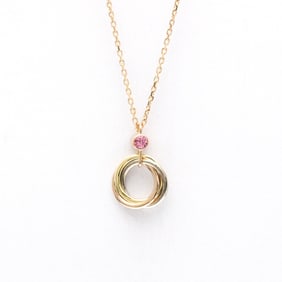 Cartier Baby Trinity Necklace 1P Pink Sapphire Pink Gold (18K),White Gold (18K),Yellow Gold (18K)