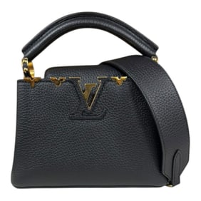 Louis Vuitton Capucines MINI Shoulder Bag M56669 Black Women's LOUIS VUITTON 2way