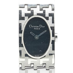 Dior Miss Watch D70-100 Quartz Black Dial Stainless Steel Women's
