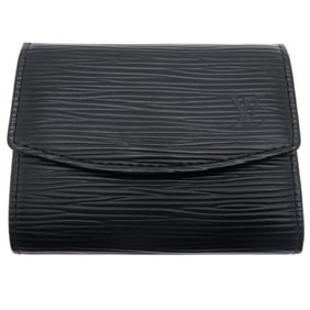 Louis Vuitton Portemonnay Simple Men's Coin Case M63412 Epi Black