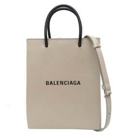 Balenciaga Women's Shoulder Bag 757776 Leather Grey