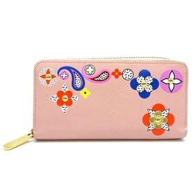 Louis Vuitton Monogram Flower Zippy Wallet Men's Long M62067 Epi Rose Ballerine (Pink)