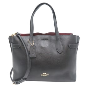 Coach Bag Women's Handbag CH195 Leather Black