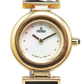 Fendi Belt (non-genuine) Watch 320L Quartz White Dial Stainless Steel Women's FENDI