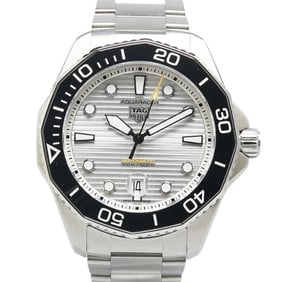 TAG Heuer Aquaracer Professional 300 Watch WBP201C Automatic Silver Dial Stainless Steel Men's HEUER