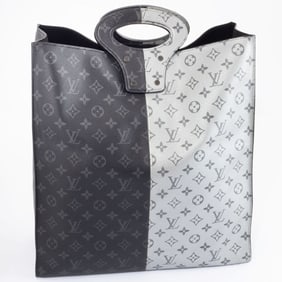 Louis Vuitton Split Tote Bag Handbag M43816 Monogram Eclipse Canvas Men's LOUIS VUITTON