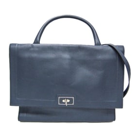 Givenchy Men's Leather Handbag,Shoulder Bag Navy