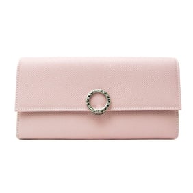 Bvlgari Bvlgari Bvlgari 30417 Women's Leather Long Wallet (bi-fold) Light Pink