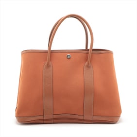 Hermes ?I Engraved Garden PM Orange Leather Shoulder Bag for Men