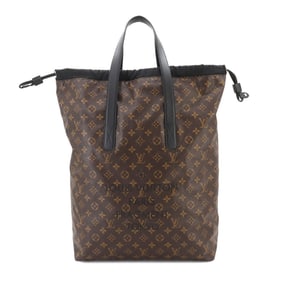 LOUIS VUITTON Fragment Monogram Macassar Cabas Light Brown M43416 RFID Tote