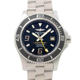 BREITLING Superocean 44 A17391 Men's Watch Date Black Automatic Self-Winding