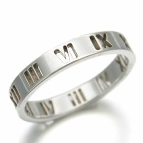 Tiffany & Co. Ring Atlas Silver 925 Approx. 2.2g Women's TIFFANY