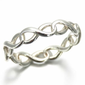 Tiffany & Co. Infinity Ring, 925 Silver, approx. 1.5g, Women's, TIFFANY