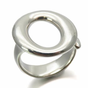 Tiffany & Co. Ring, Sebiana, 925 silver, approx. 8.9g, Silver, Elsa Peretti, Circle, Women's,
