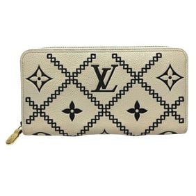 Louis Vuitton Monogram Empreinte Broderie Zippy Wallet M81141 Long for Women