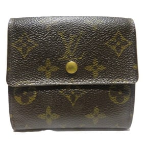Louis Vuitton Monogram Portemonnay Bi-E Carte Credit M61652 Tri-fold Wallet for Men and Women