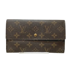 Louis Vuitton Monogram Porte Tresor International M61215 Tri-fold Wallet for Men and Women
