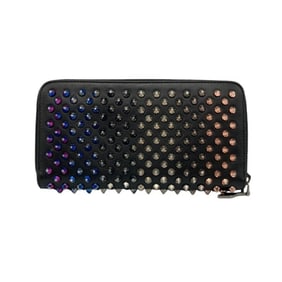 Christian Louboutin Panettone Round Long Wallet Spike Studs D4