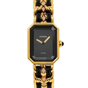 CHANEL Premiere M size H0001 Ladies' watch Black Gold Quartz