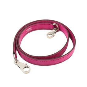 Hermes Kelly Bolide Shoulder Strap Chevre Fuchsia Pink Silver Hardware strap