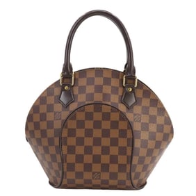 Louis Vuitton Damier Ellipse PM Personal SPO Handbag Ebene Brown N48066 Gold Hardware