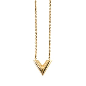 Louis Vuitton Essential V Gold Necklace M61083